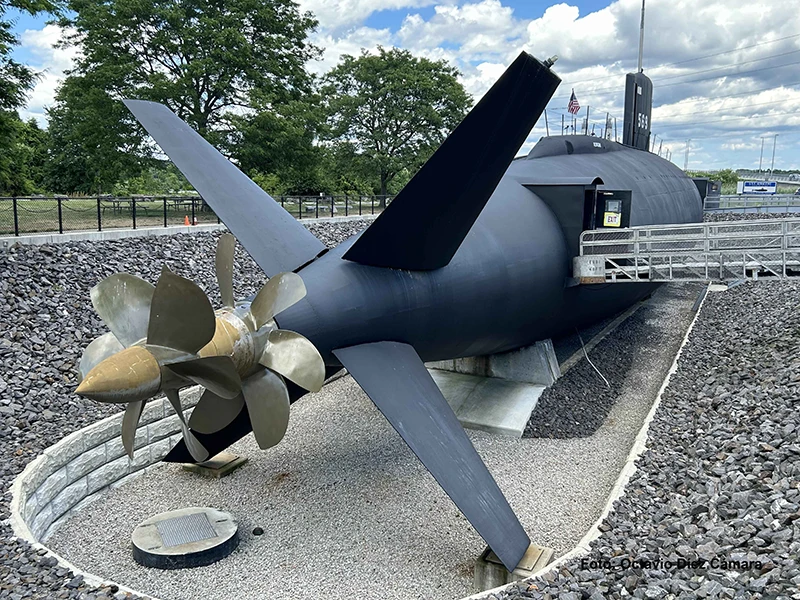 Llama la atención el timón de cola en forma de X y la hélice que fue transformándose durante las dos décadas que estuvo activo. Foto: Octavio Díez Cámara